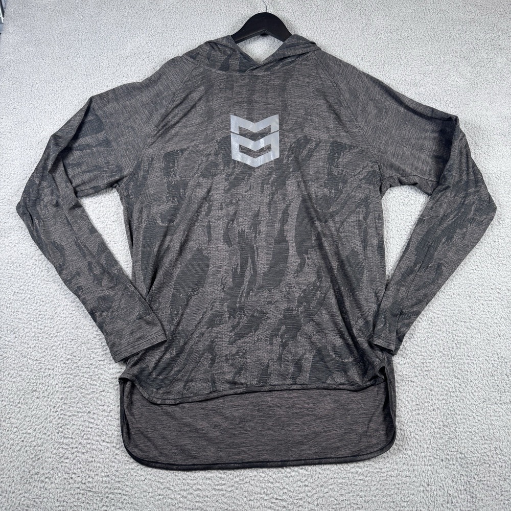 MTN OPS Vanquish Hoodie Womens XXL Gray‎ Brown Camo Pullover Premium Activewear